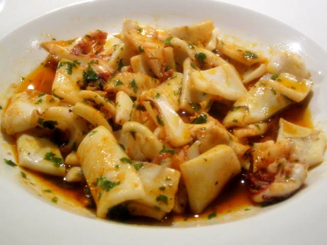 Marinated Squid Salad